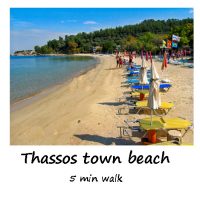 thassos town beach